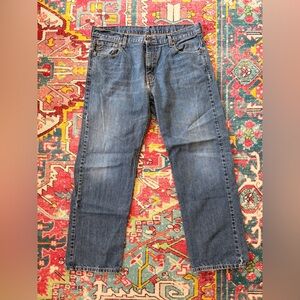 Levi's Men's Straight Jeans in Medium Blue Wash